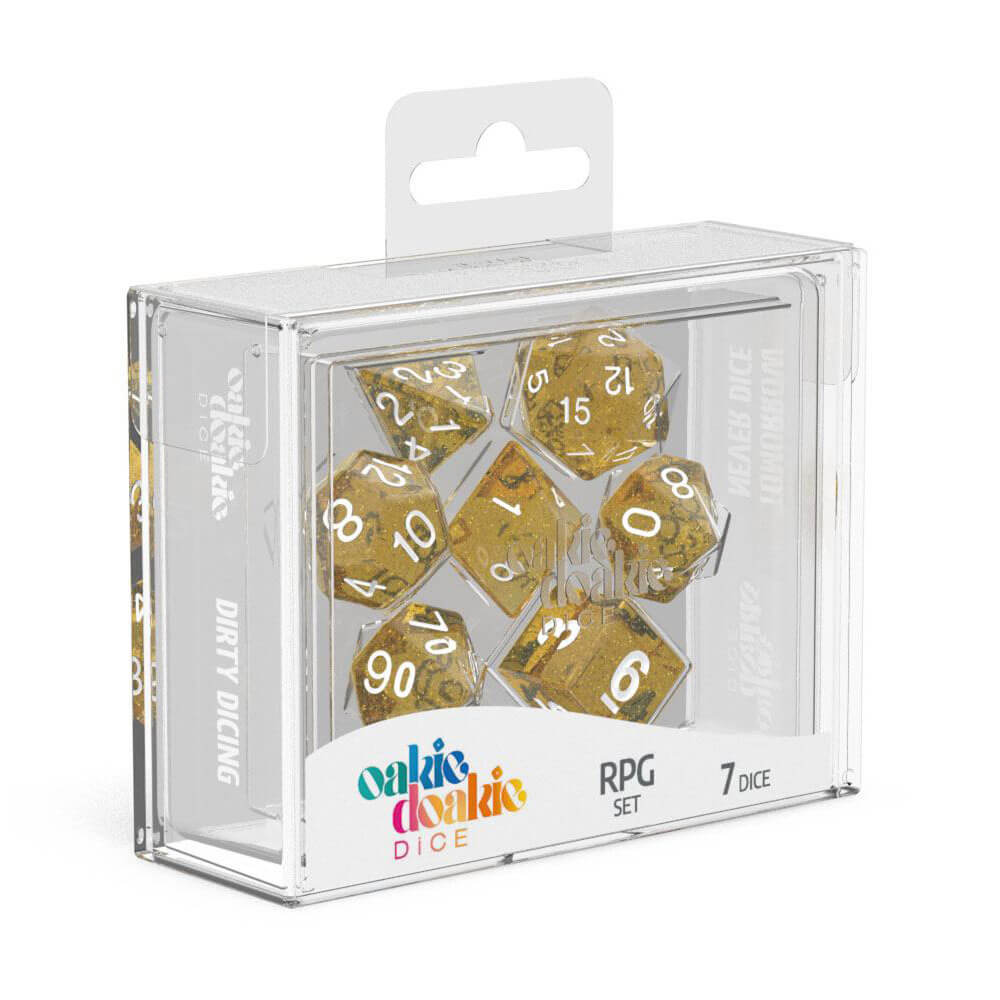 Oakie Doakie RPG Set Speckled Dice 7pcs