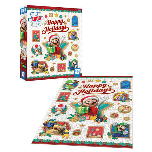 Super Mario Happy Holidays Puzzle 1000pc