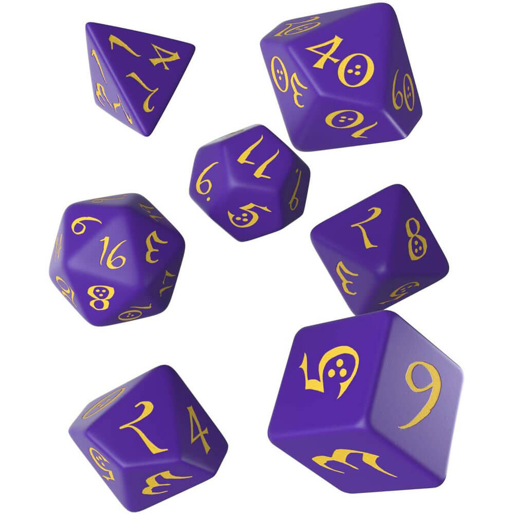 Q Workshop Classic RPG Dice Conjunto de 7