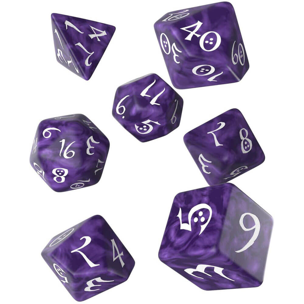 Q Workshop Classic RPG Dice Conjunto de 7