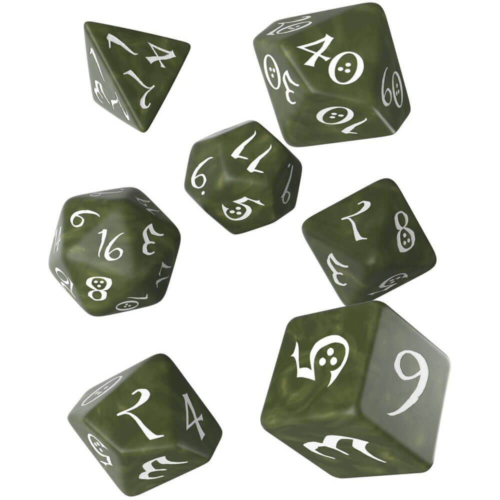 Q Workshop Classic RPG Dice Conjunto de 7