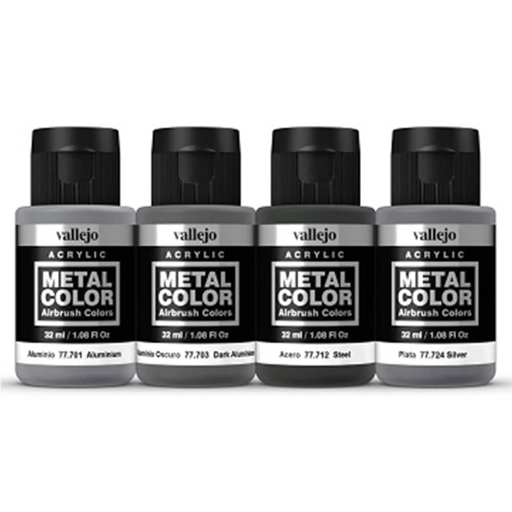 Vallejo Metal Color 4PCS PEINTURE acrylique