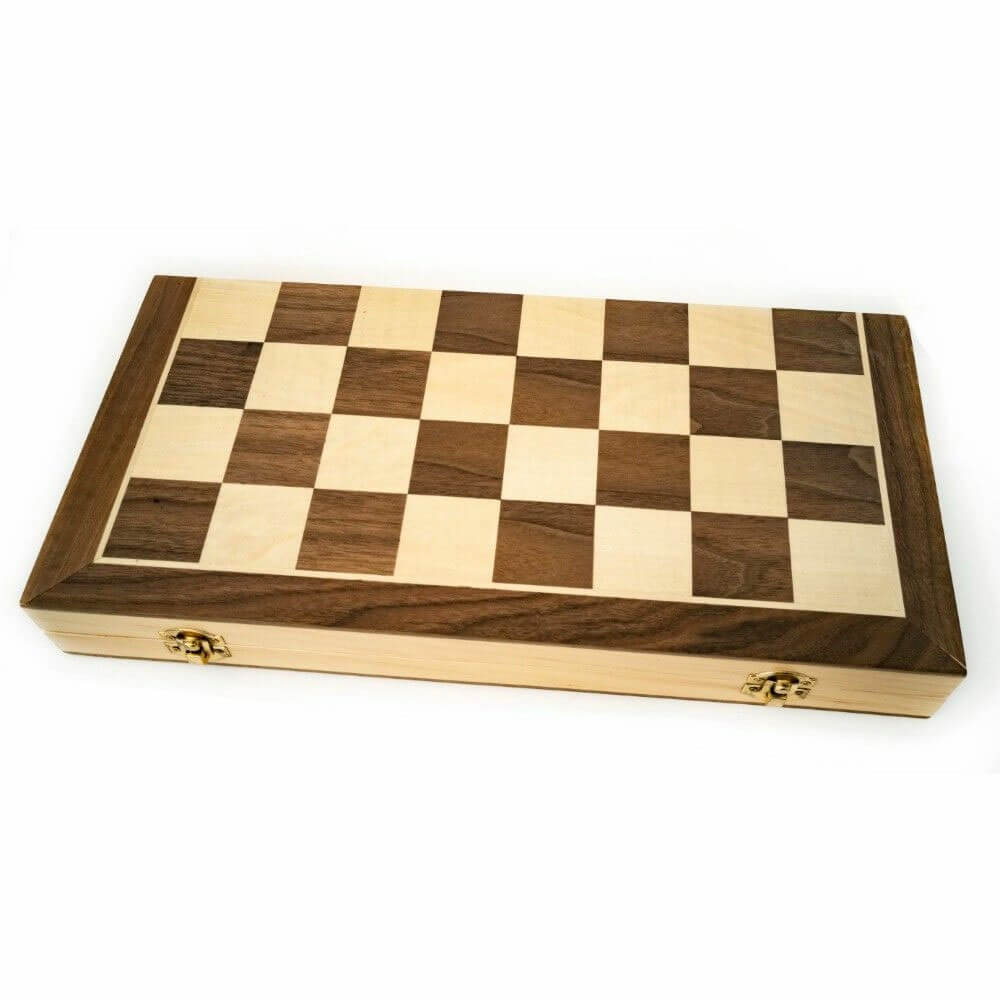 LPG TROE FOOKING CHECT CHECKERS BACKGAMMON SET