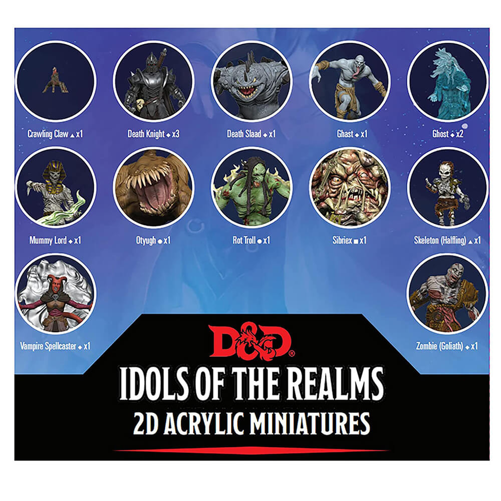 D&D Idols of the Realms Boneyard 2D Set