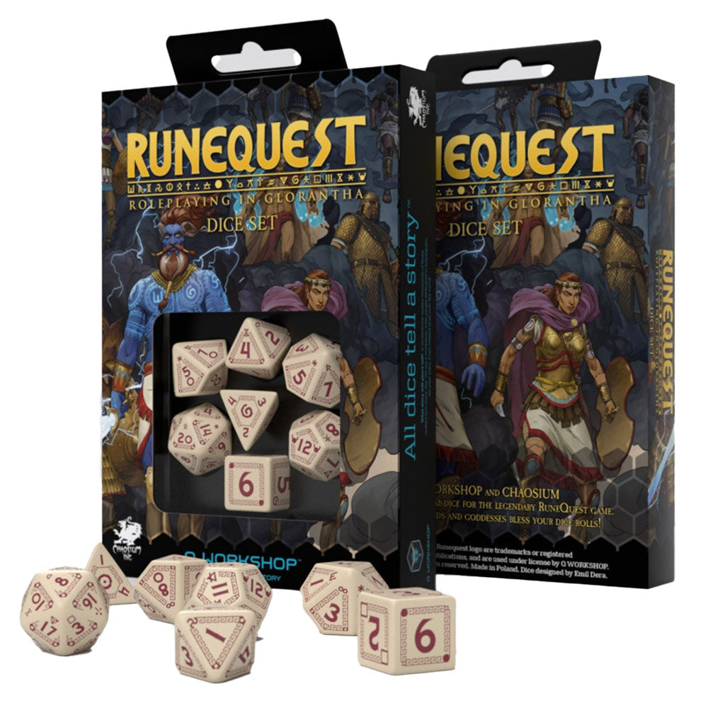 Q Workshop Runequest Dice Set 7PCS