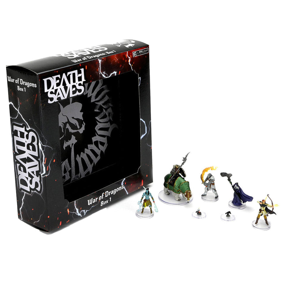 D&D Death salva figuras premium de la Guerra de Dragones