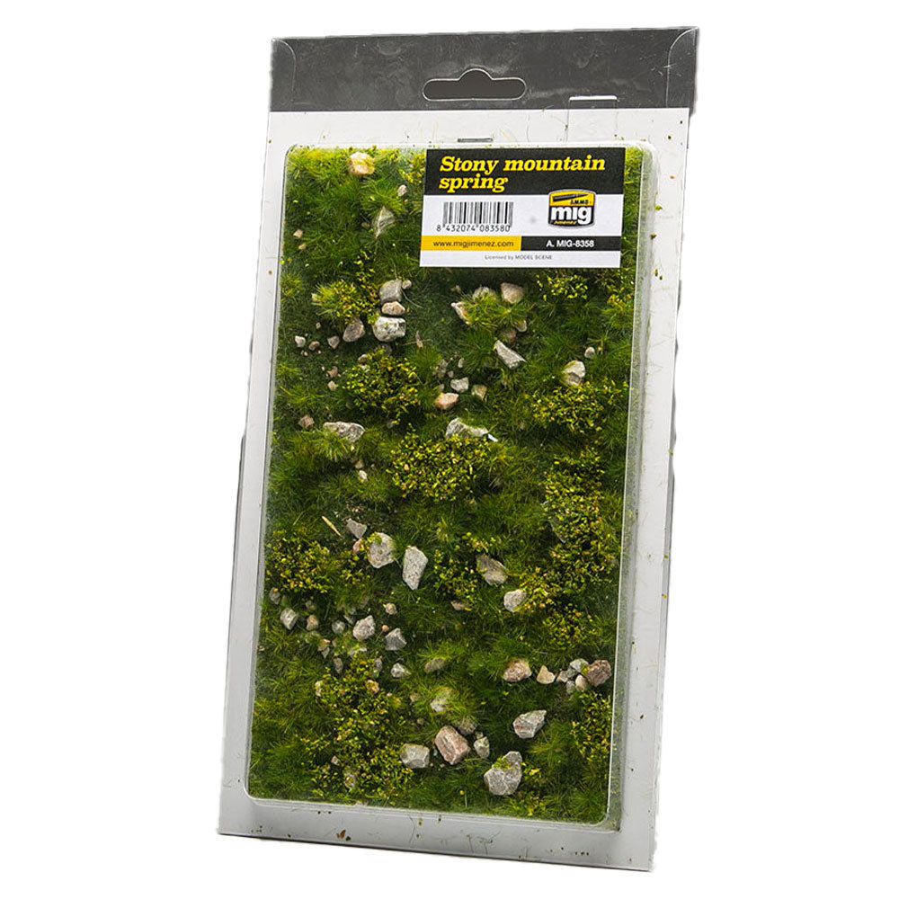 Ammo af Mig Dioramas Stony Mountain Grass Mat