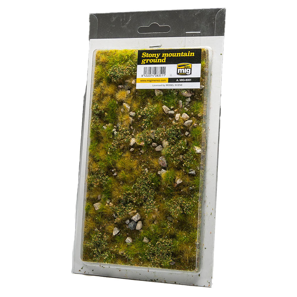 Munitie door Mig Dioramas Stony Mountain Grass Mat