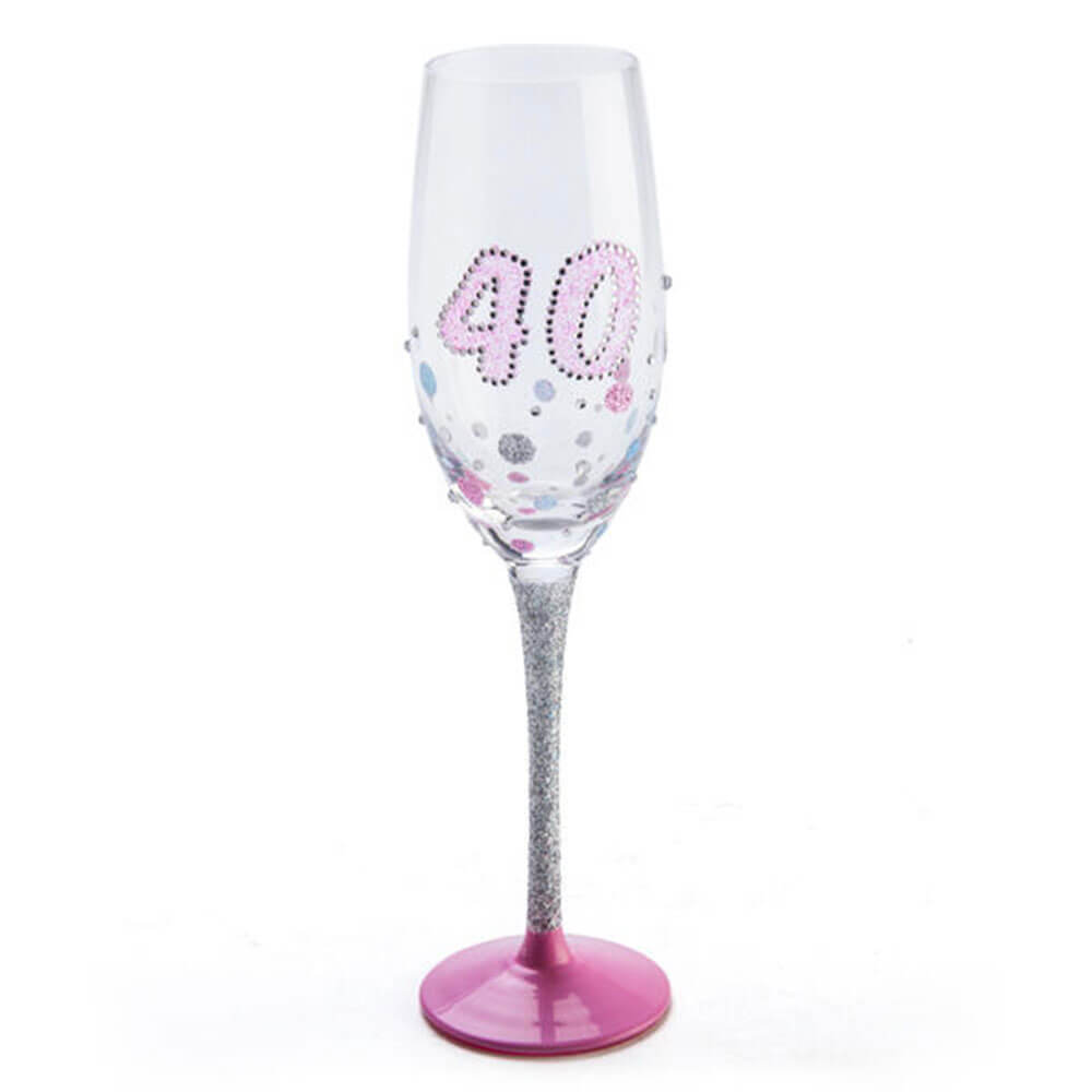 Födelsedag Sparkle Champagne Flute