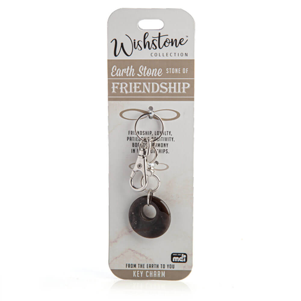 Wishstone Collection Earth Stone Key Charm