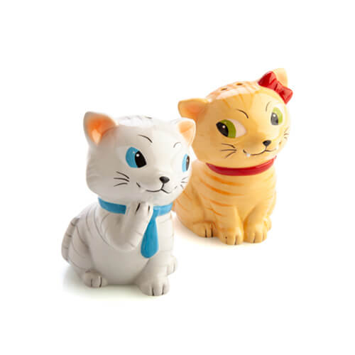 Tabby Cats Salt & Pepper Set