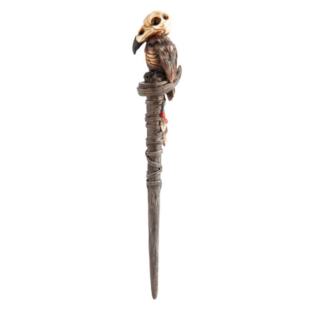 Skeleton Crow Wand