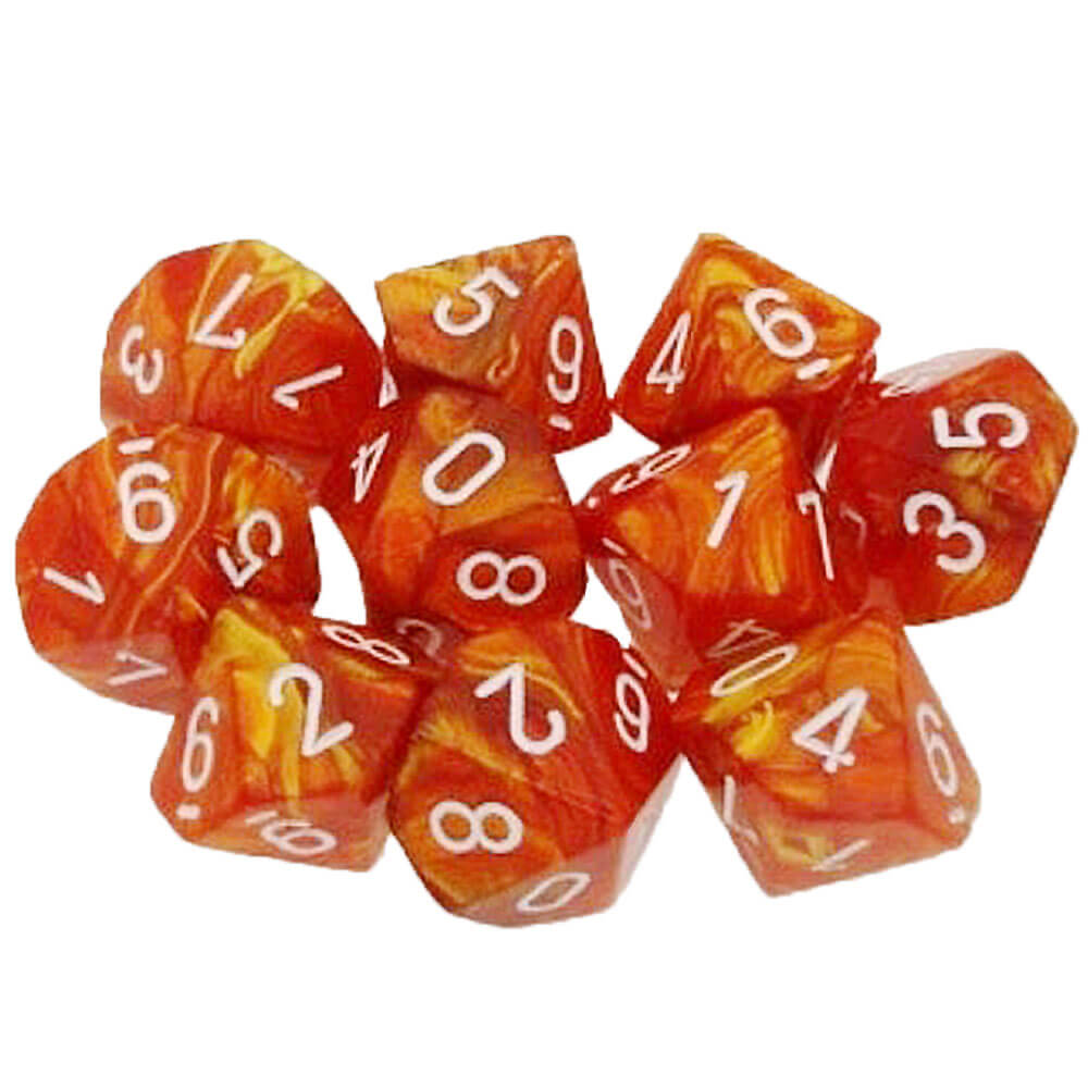 CHESSEX D10 POLIEDRAL 10-DIE LOSTROSO