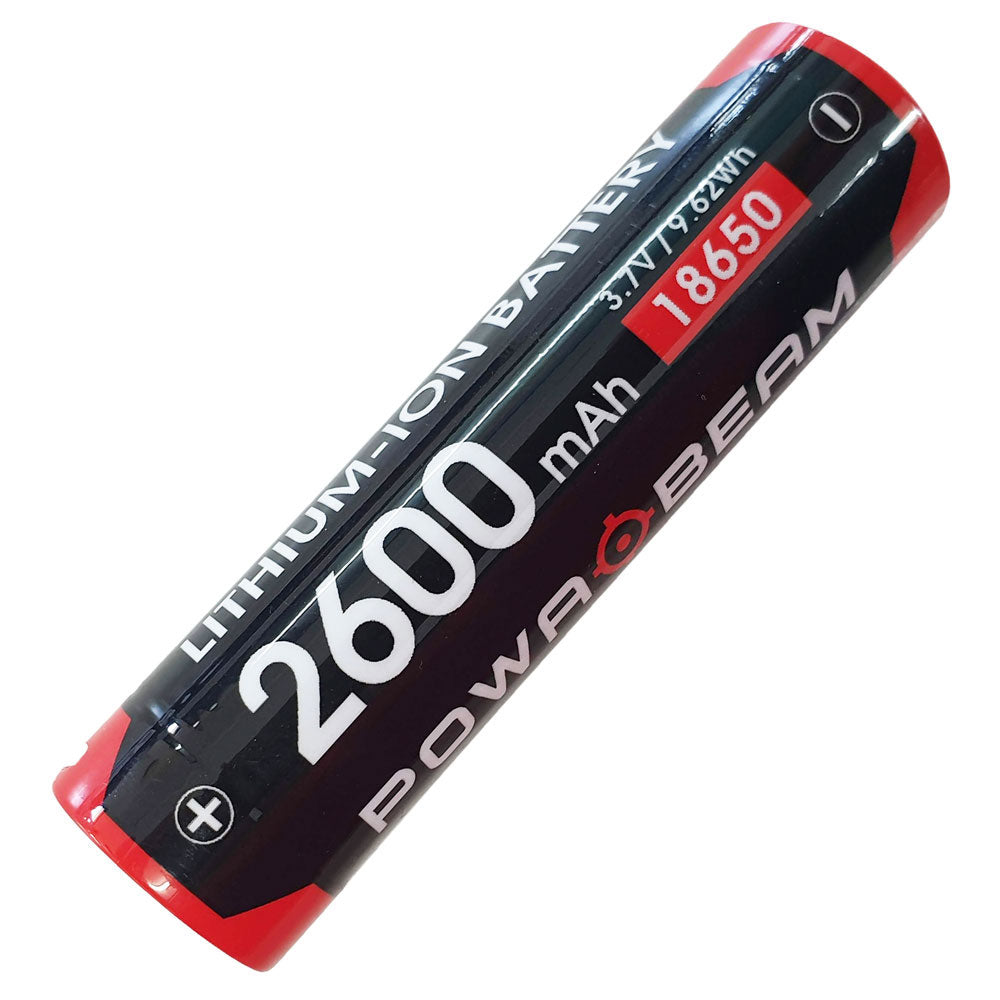 Powa Beam 18650 USB Genopladeligt fakkelbatteri