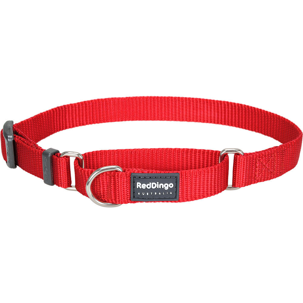 Collar clásico martingale (rojo)