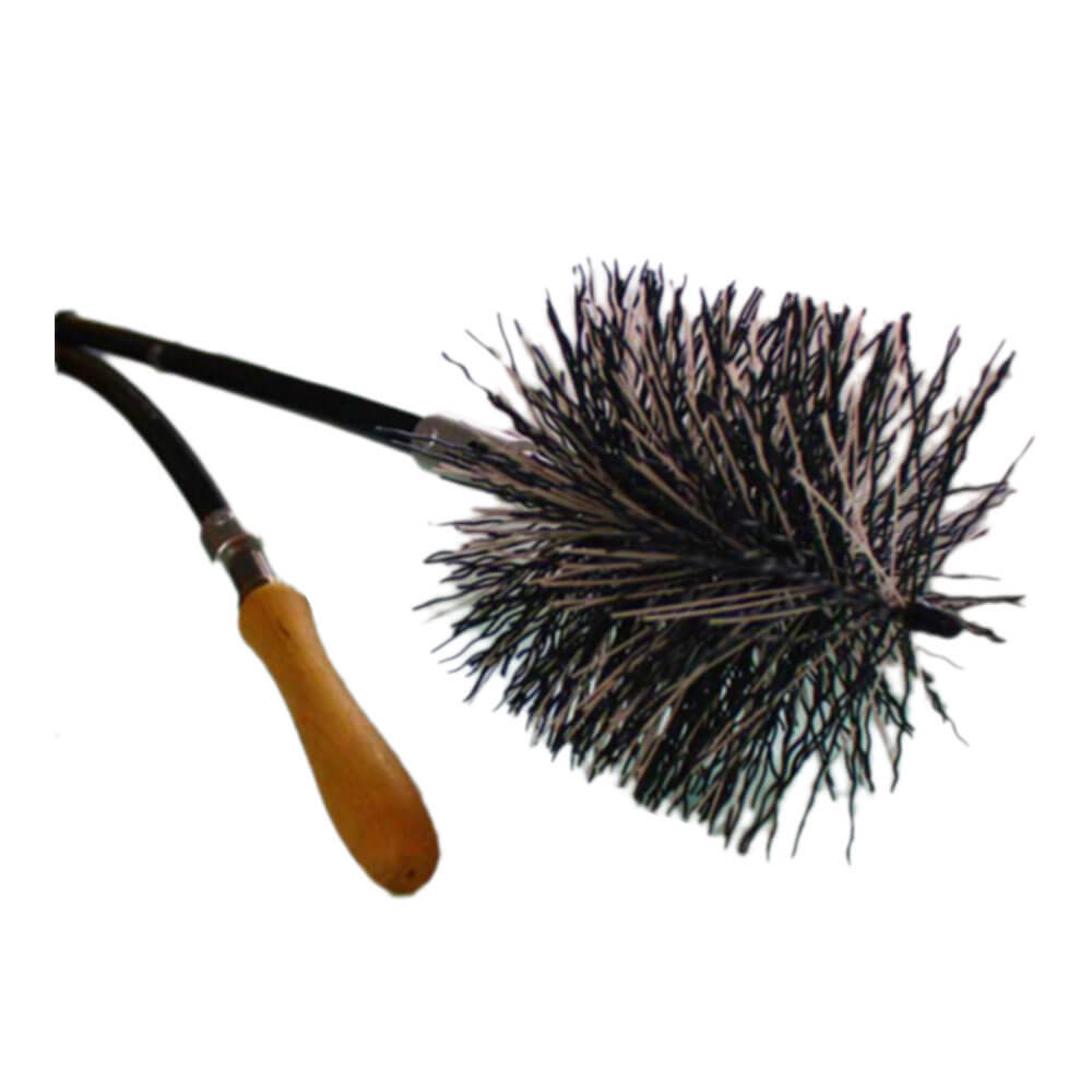 FireUp Nylon/Poly Mix Flue Brush 6" Head for Flexi Flue Kits