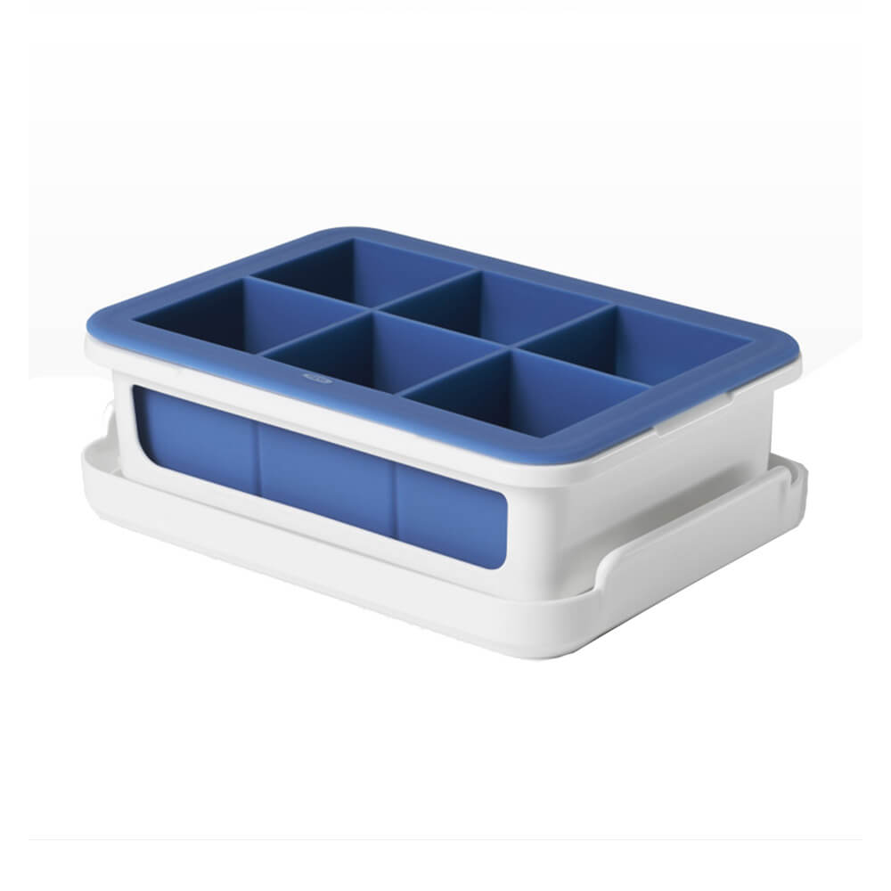 Oxo Good Sardes Cubierto Silicona Cubo de hielo Bandeja