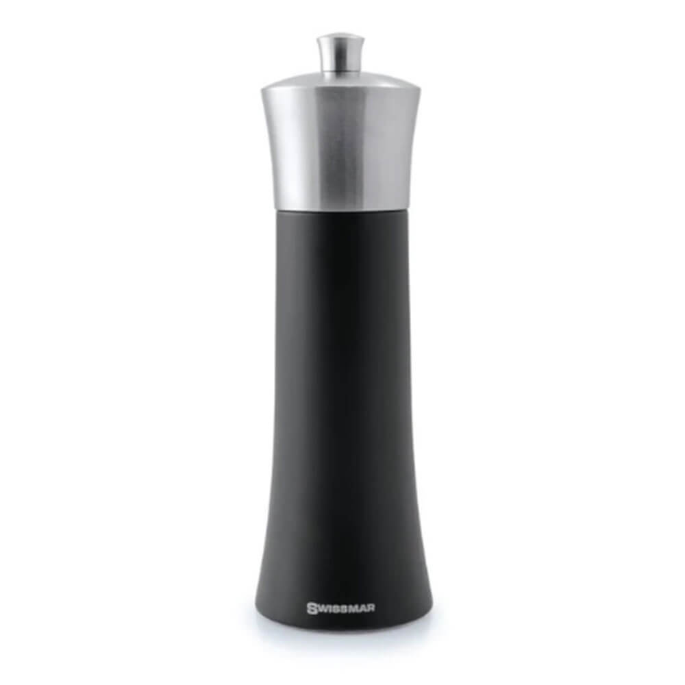 Swismar Torre Black Matte S/Acero Top Pepper Mill