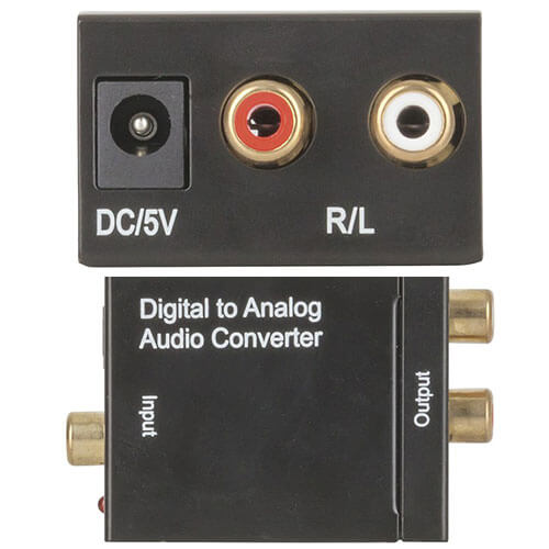 HQ Digital to Analog Audio Converter (CoAxial/Optical)