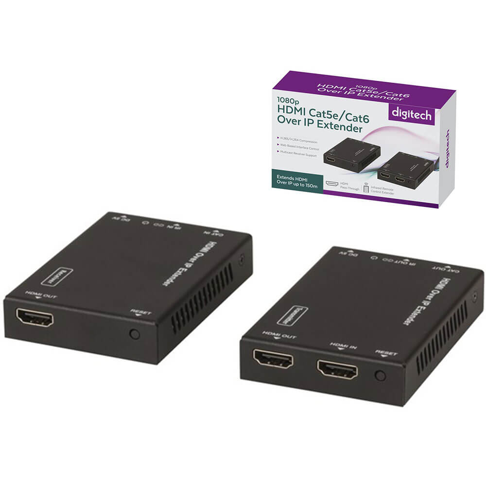 HDMI Extender Cat5E/6 TCP/IP 1080p 150m