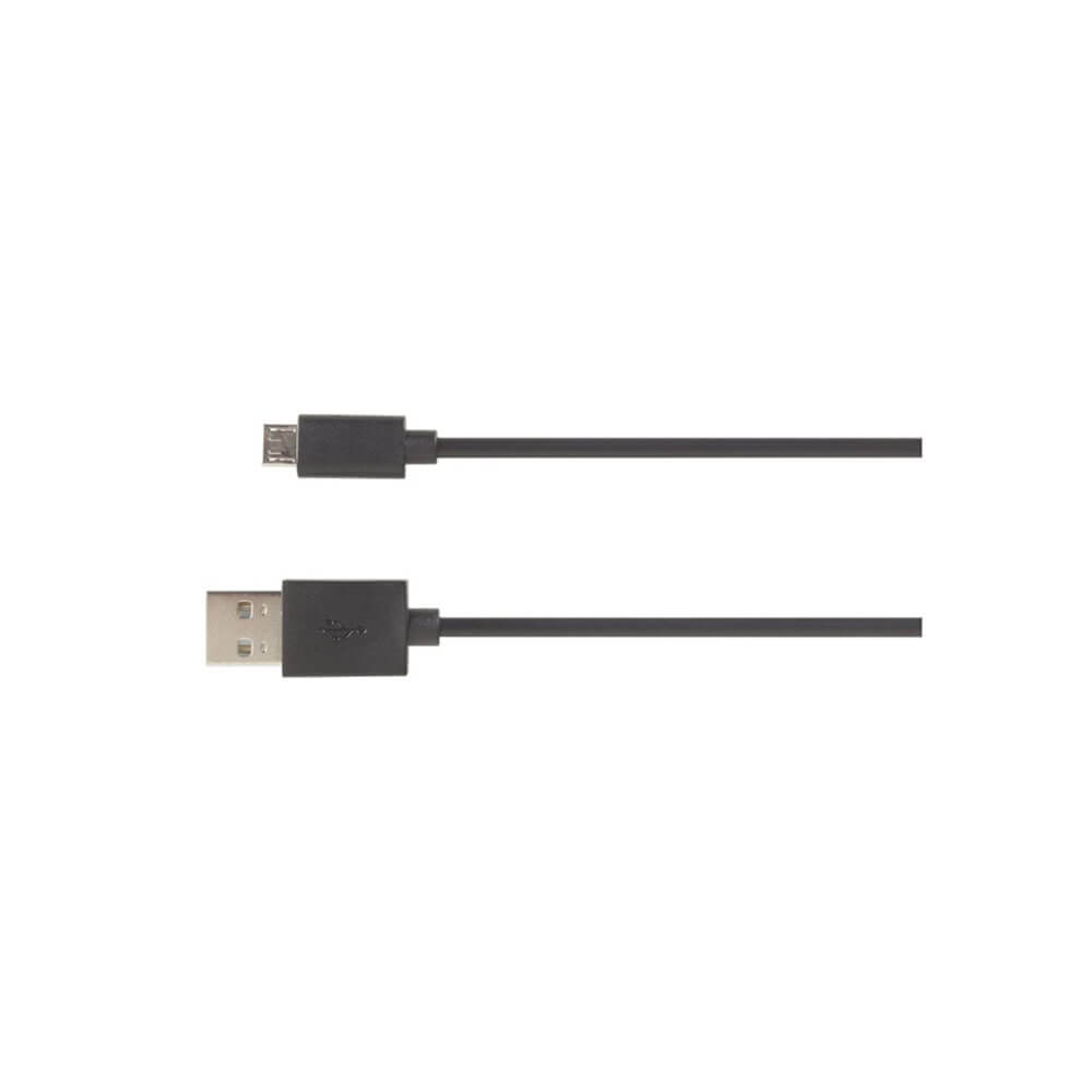 USB Type-A Plug to Micro Type-B Power Booster Cable 1.8m