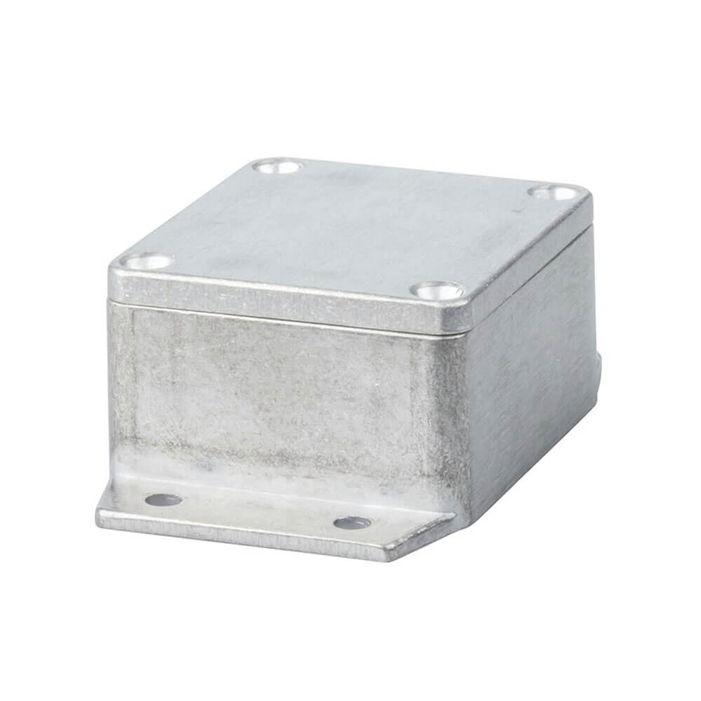 Caja de aluminio sellada con brida