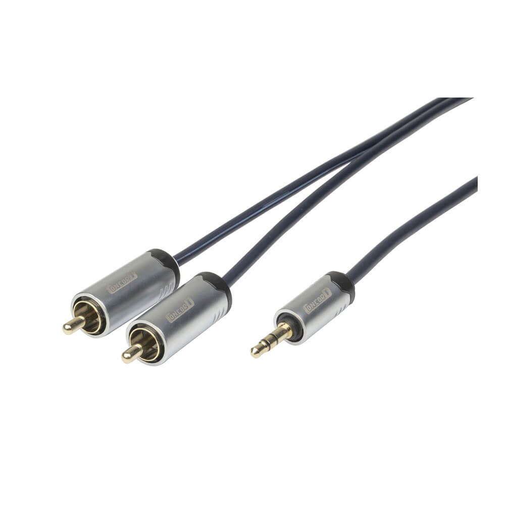 Concord 3,5 mm stereo -stik til 2 RCA -stik