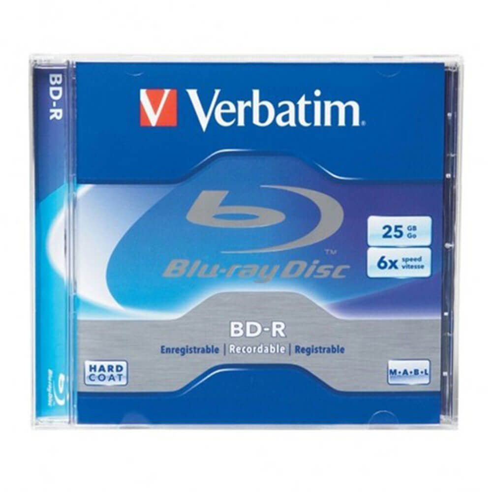 Disque Blu-ray textuel avec boîtier (25 Go)