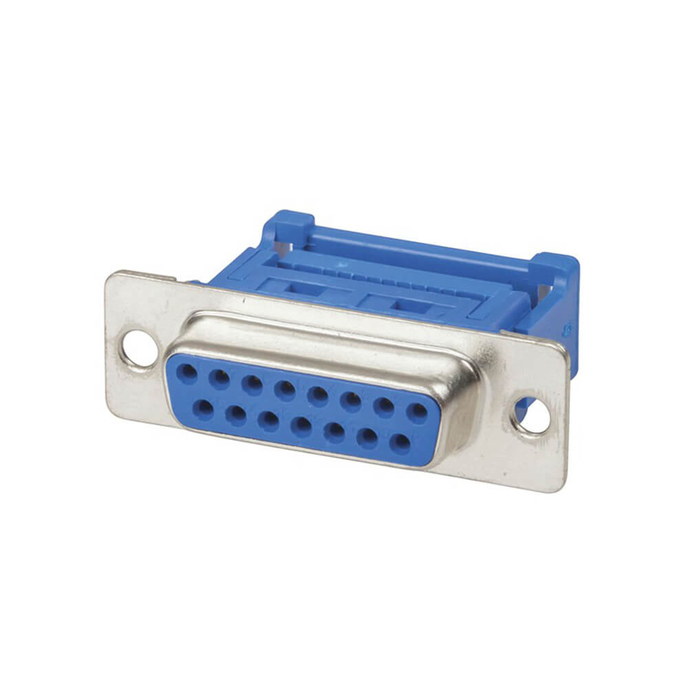 Vrouwelijke IDC -connector (blauw)