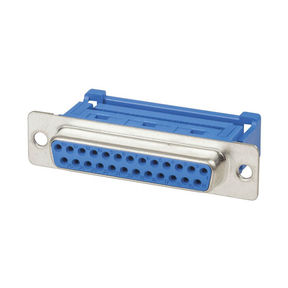 Vrouwelijke IDC -connector (blauw)