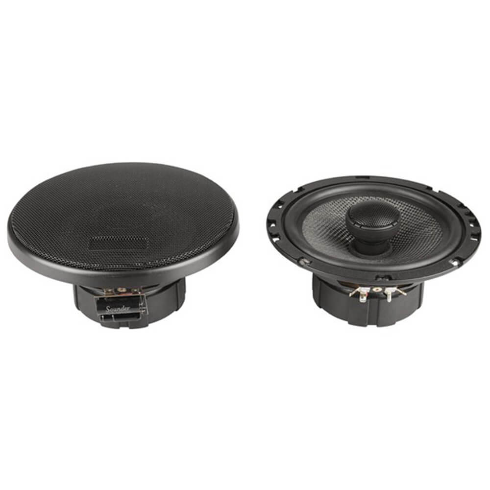 Altavoz coaxial con tweeter de cúpula de seda hecho con kevlar