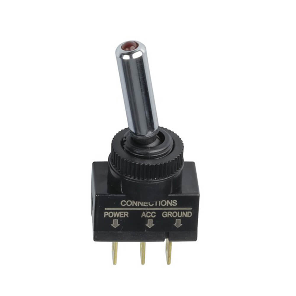 SPST Illuminated Toggle Switch