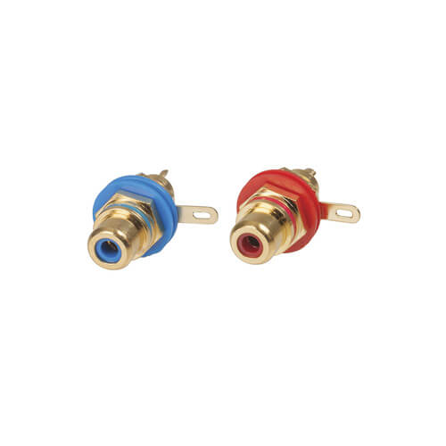 RCA Panel Mount Socket (Gold)