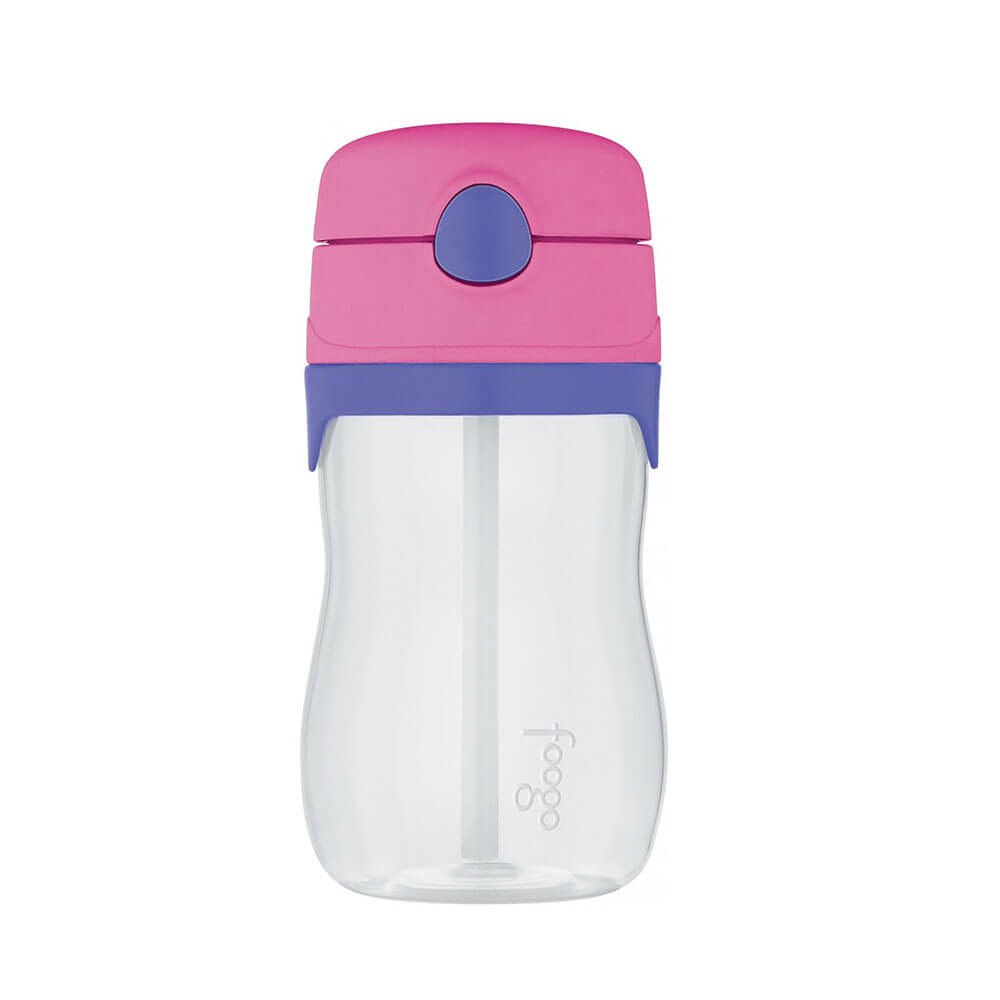 320 ml foogo Tritan plastic drink fles met stro