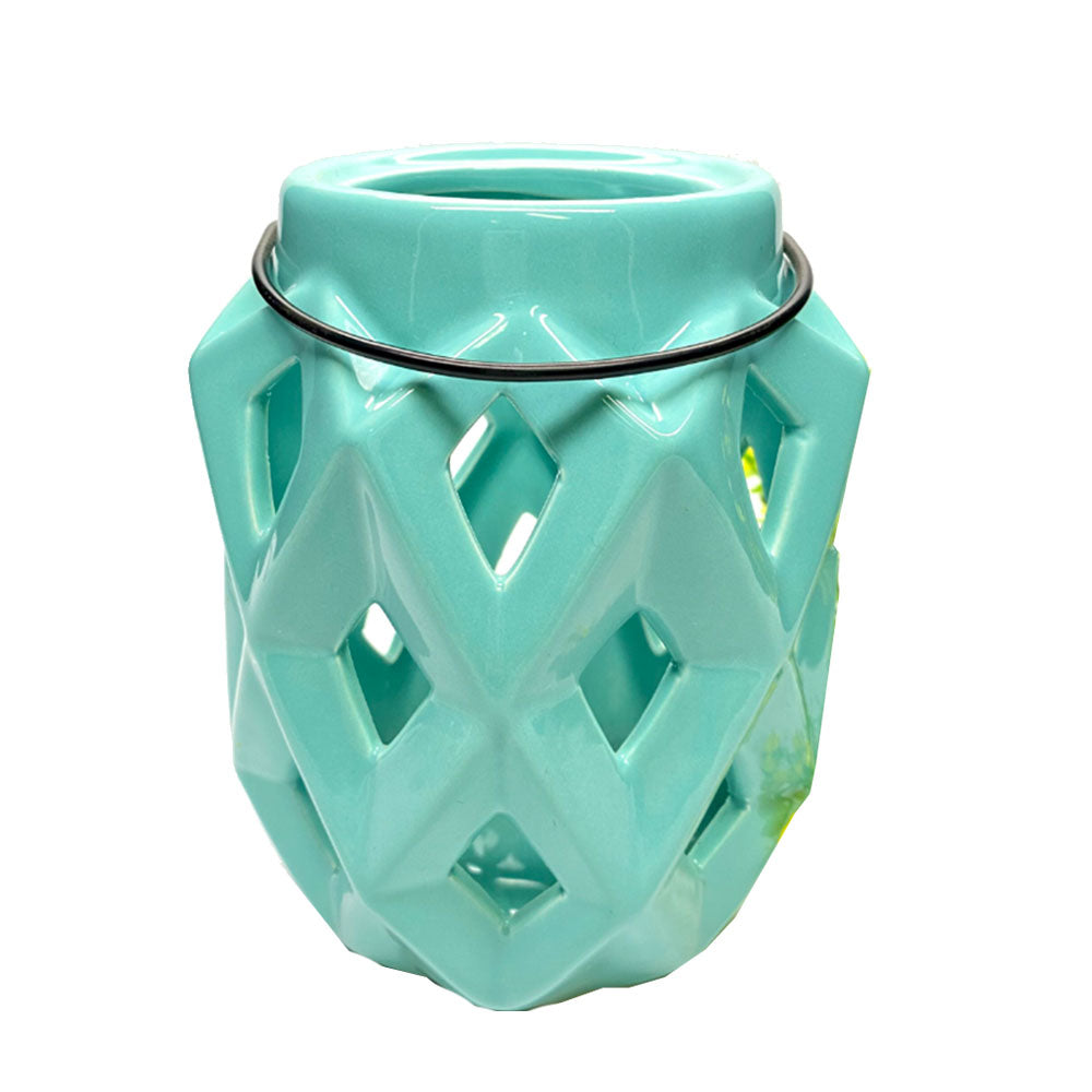 Ceramic Elegant Candle Lantern (14x14x19cm)