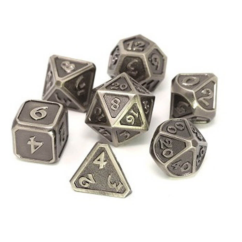 Zestaw Dice Metal Polyhedral Mythic