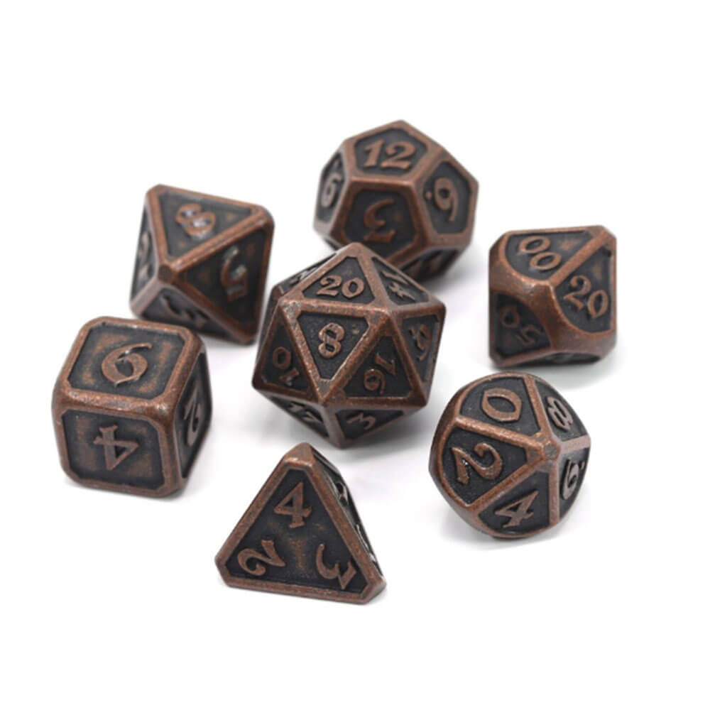 Dice Metal Set Polyédrica Mythica