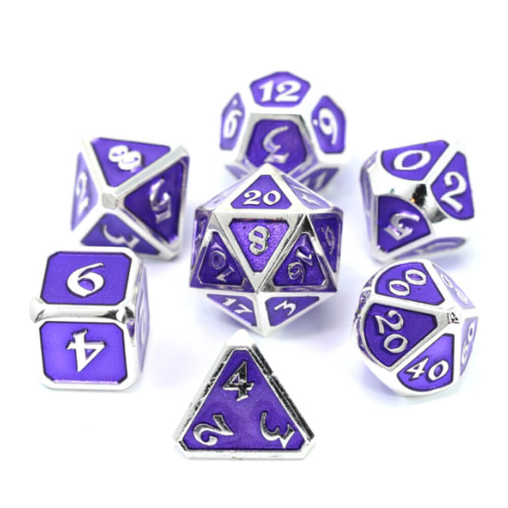 Dice Metal Set Polyédrica Mythica