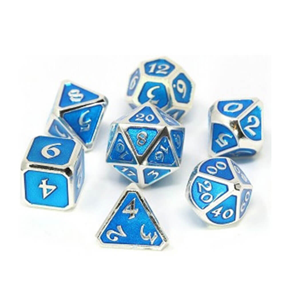 Dice Metal Set Polyédrica Mythica