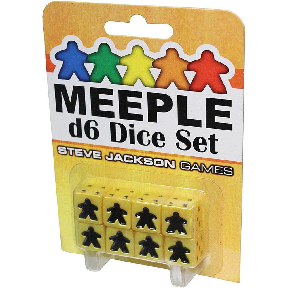 Set di dadi Meeple D6