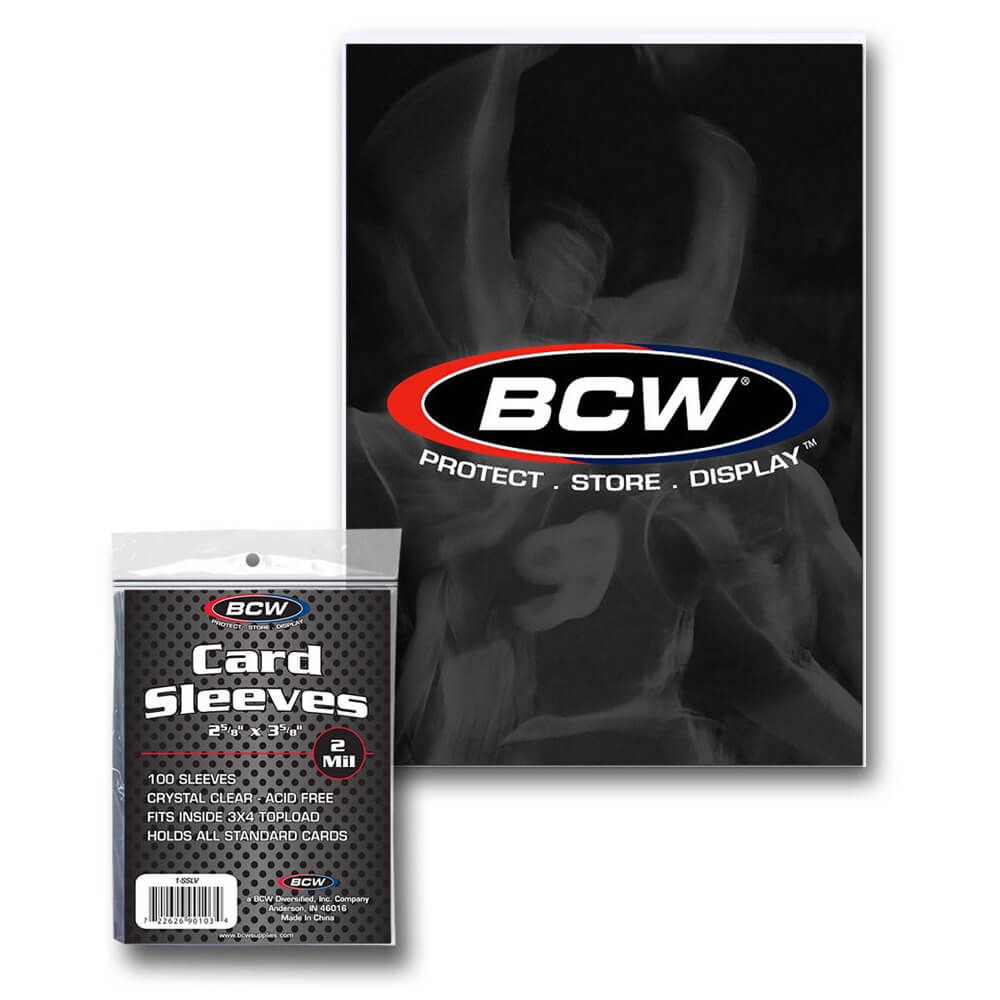 BCW Deck Protectors Thick Card Clear (100 Per Pack)