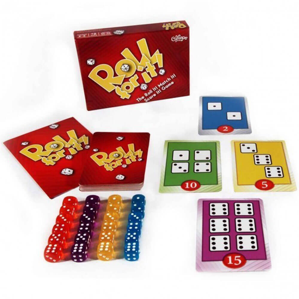 Rolla para el juego de dados de color de color