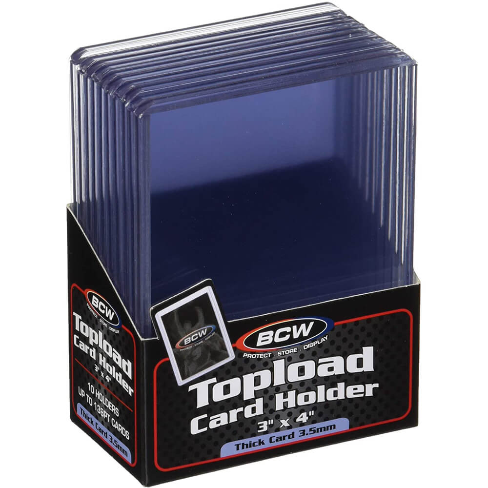 BCW Topload Card Holder Thick (3" x 4")