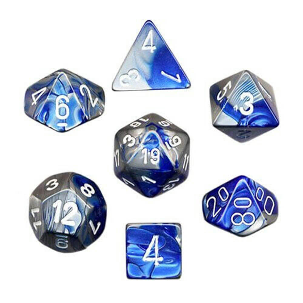 D7 Die Dice Gemini Poly (7 dados)