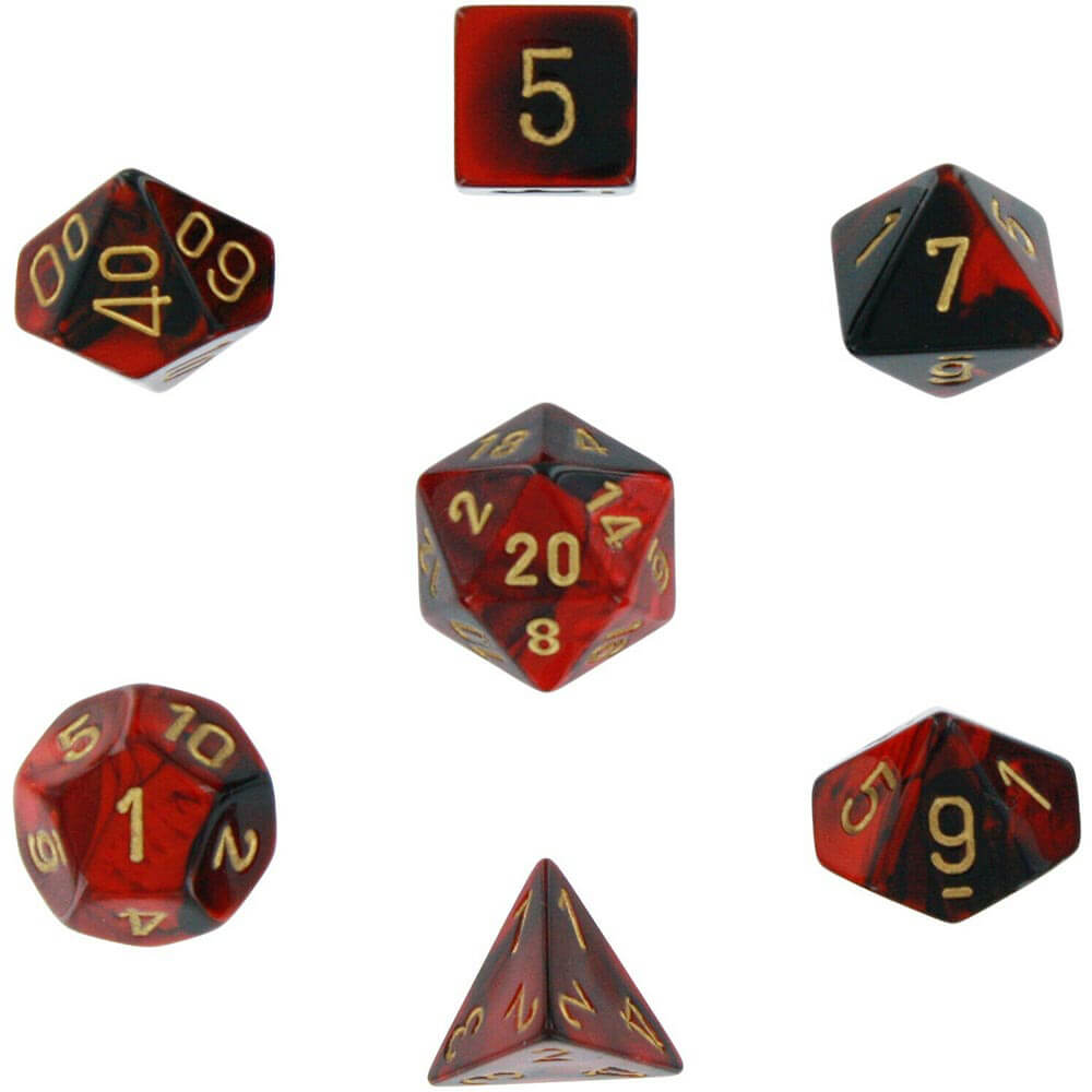 Zestaw D7 Dice Gemini Poly (7 kości)