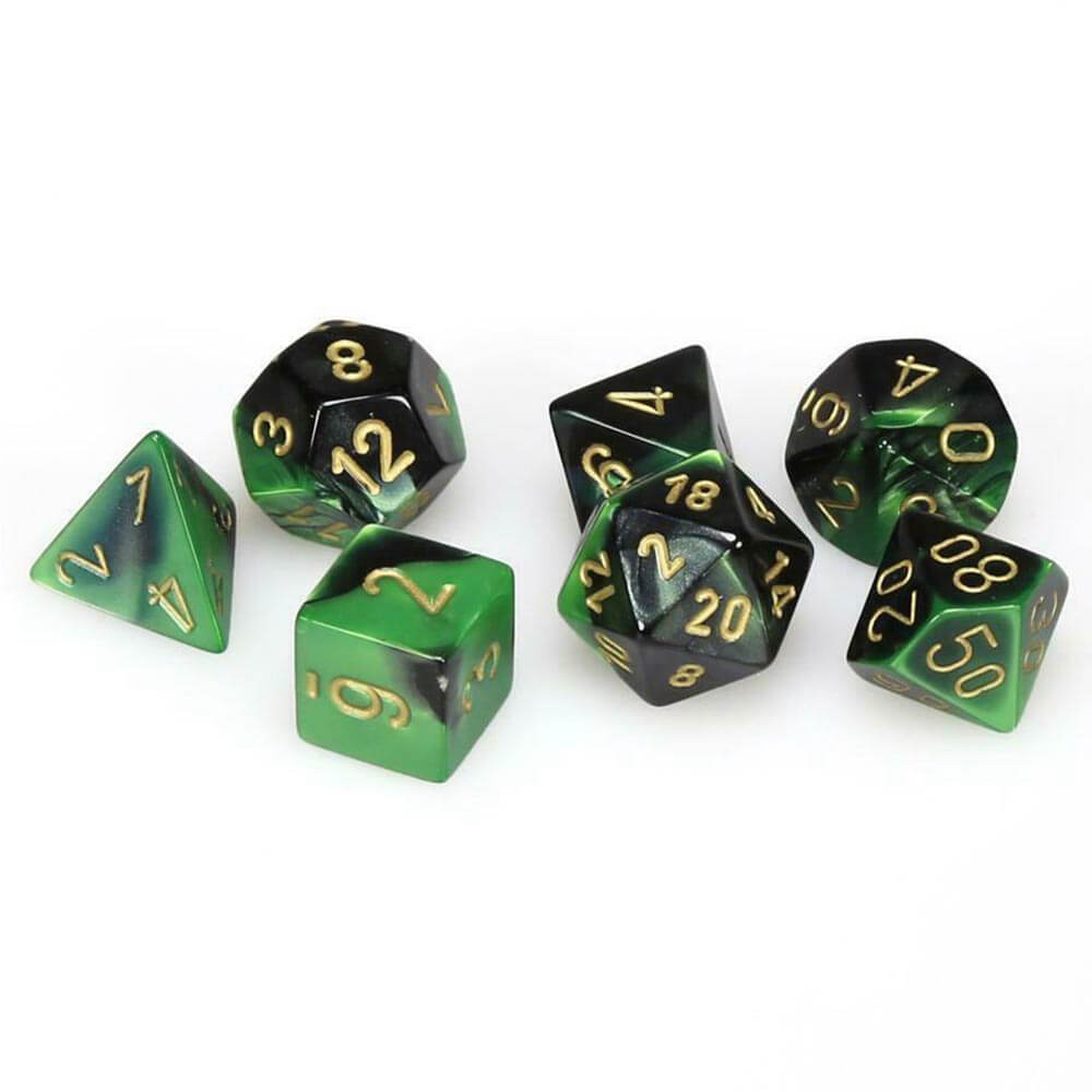 D7 Definir Dice Gemini Poly (7 Dados)