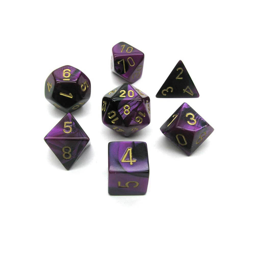  D7 Die Set Würfel Gemini Poly (7 Würfel)