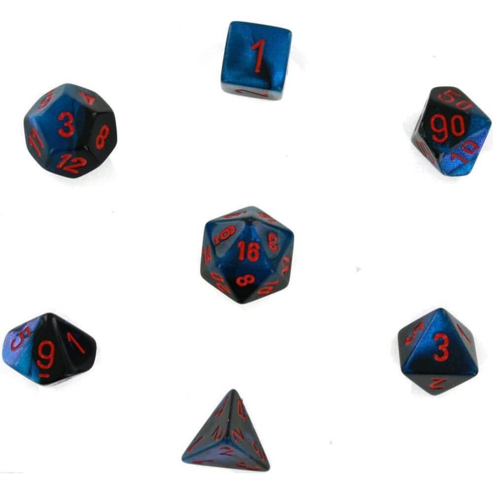 D7 Die Dice Gemini Poly (7 dados)