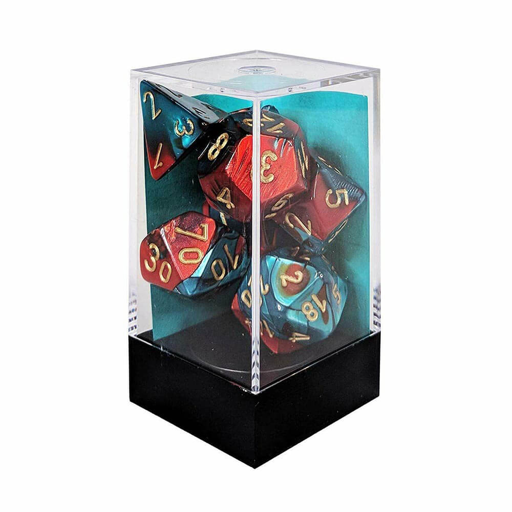 D7 Die Set Dice Gemini Poly (7 terninger)