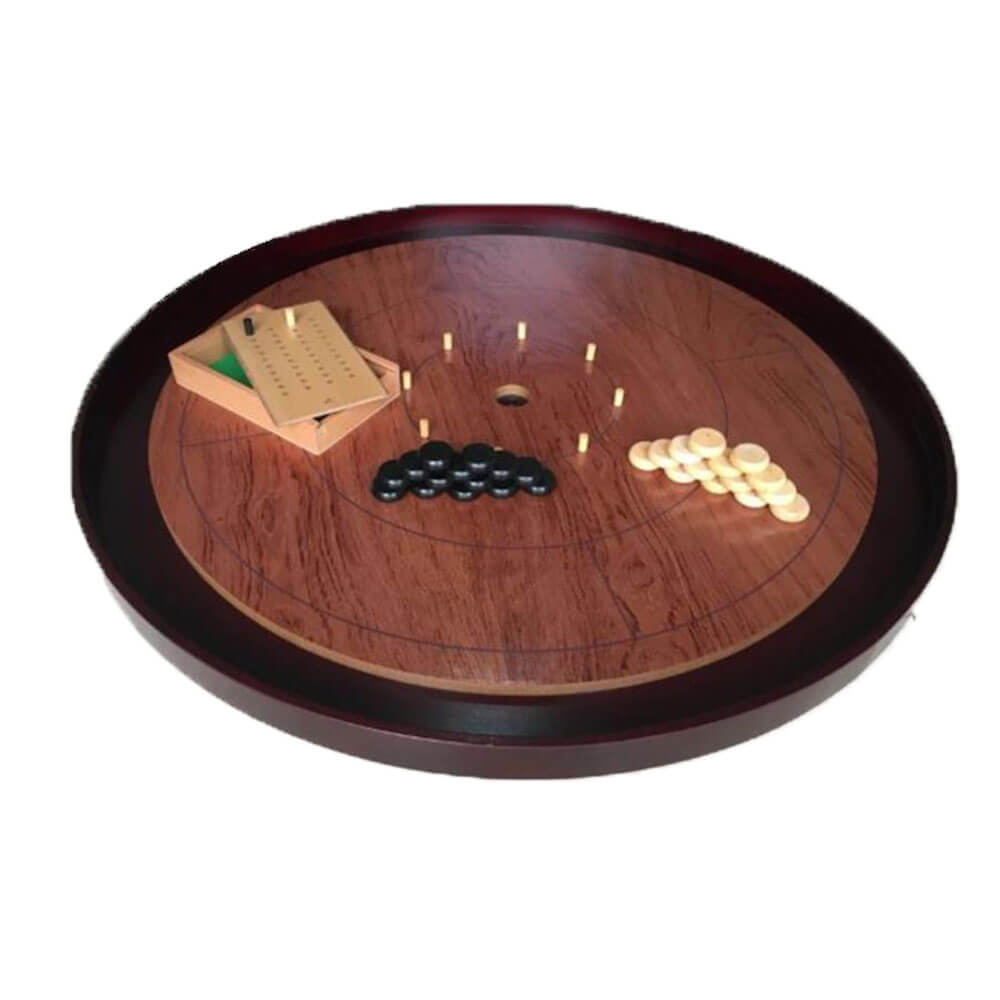 Crokinole Rosewood Board Game